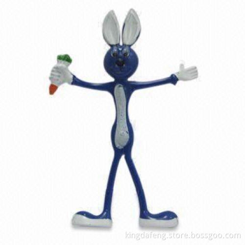 Blue Rabbit with Solid Inside, Accords with EN71, ASTM, and ST2002 Safety Standards